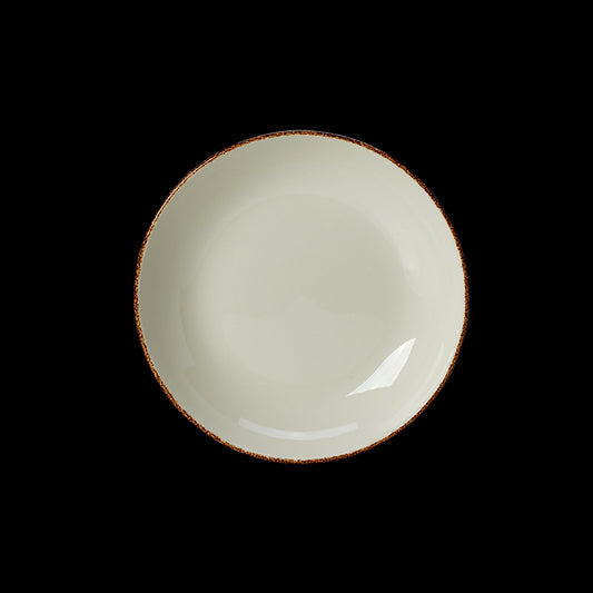 BROWN DAPPLE COUPE BOWL 29CM 11 1/2"     x6