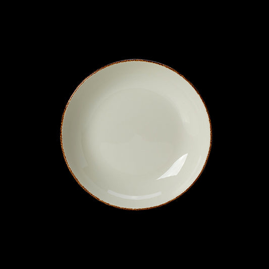 BROWN DAPPLE COUPE BOWL 20.5CM 8 1/2"    x24