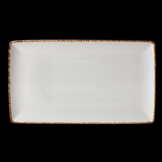 BROWN DAPPLE RECTANGLE ONE 27CMX16.75CM  x6