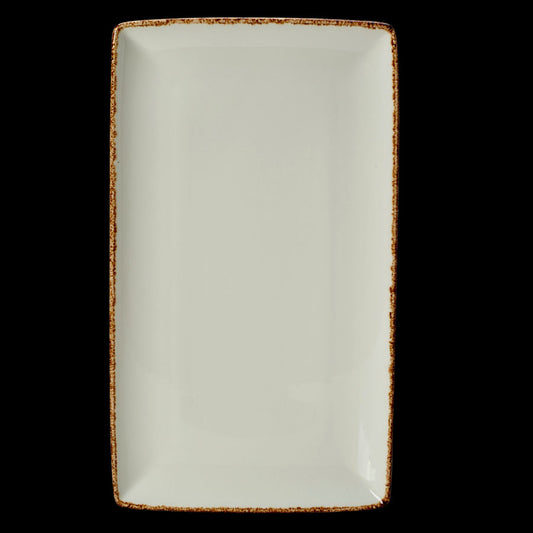 BROWN DAPPLE RECTANGLE THREE 33CMX19CM   x6