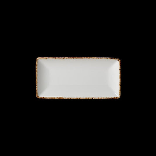 BROWN DAPPLE RECTANGLE SIX 20CMX10CM     x6