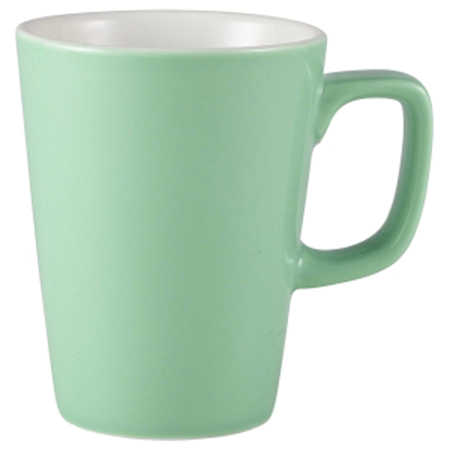 ROYAL GENWARE LATTE MUG 34CL GREEN       x6