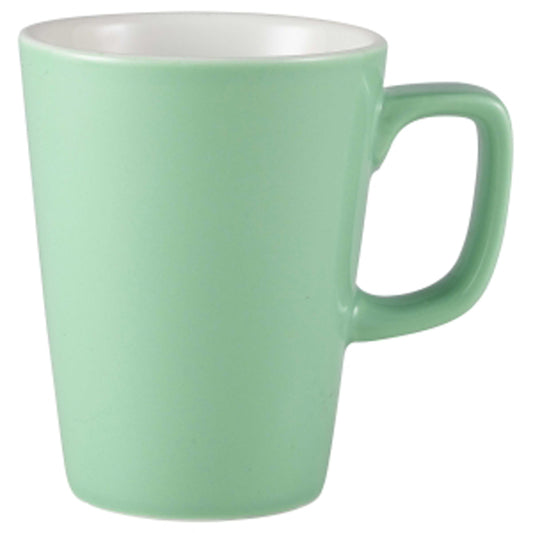 ROYAL GENWARE LATTE MUG 34CL GREEN       x6