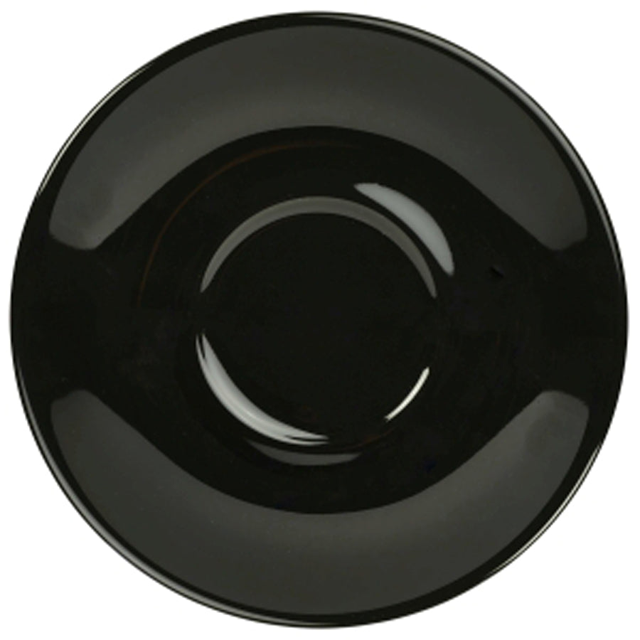 ROYAL GENWARE SAUCER 12CM BLACK          x6