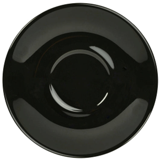 ROYAL GENWARE SAUCER 12CM BLACK          x6