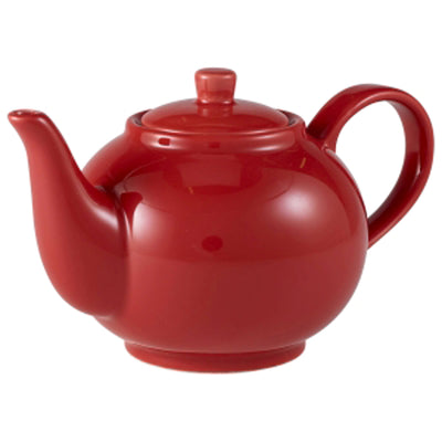 ROYAL GENWARE TEAPOT 45CL RED            x6