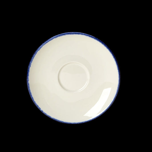 BLUE DAPPLE SAUCER LIV 15CM 6"           x36