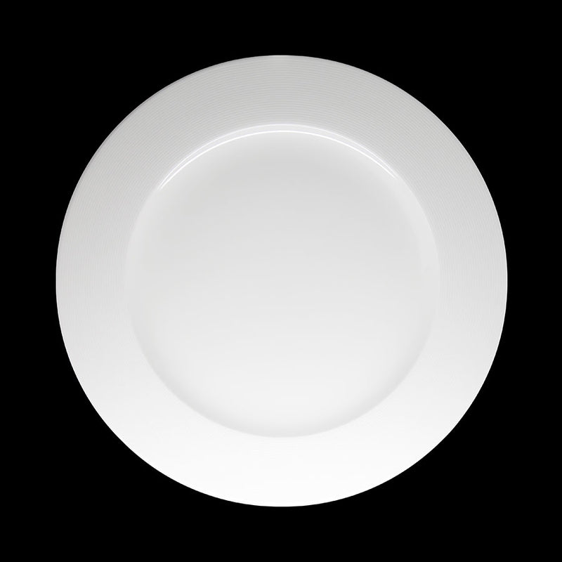 CREME CEZANNERIM PLATE11 3/8" 29CM WHITE x6