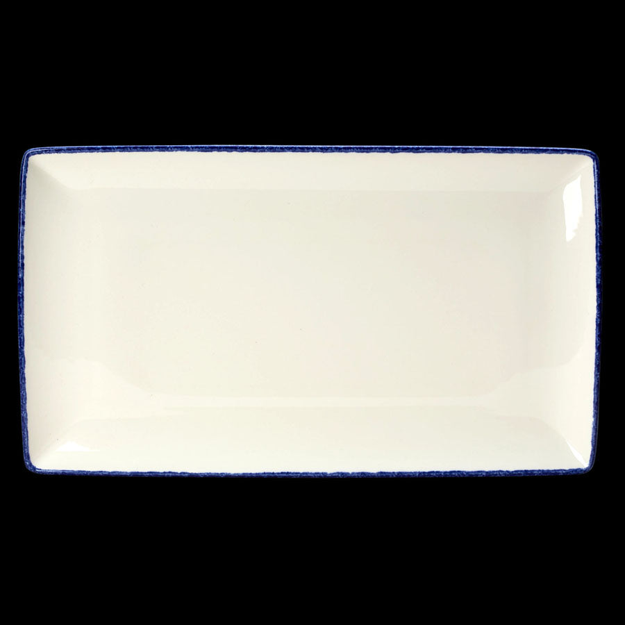 BLUE DAPPLE RECT THREE 33X19             x6