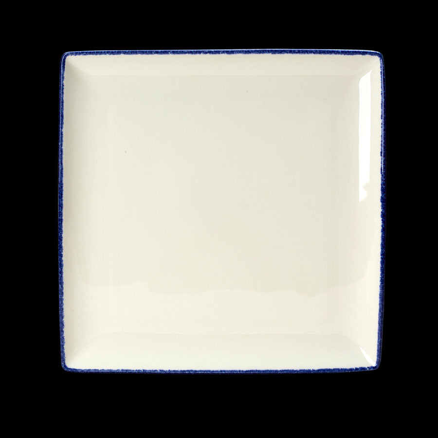 BLUE DAPPLE SQUARE ONE 27 X 27CM         x6