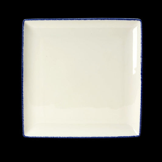 BLUE DAPPLE SQUARE ONE 27 X 27CM         x6