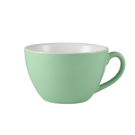 ROYAL GENWARE BOWL SHAPED CUP 34CL GRN   x6