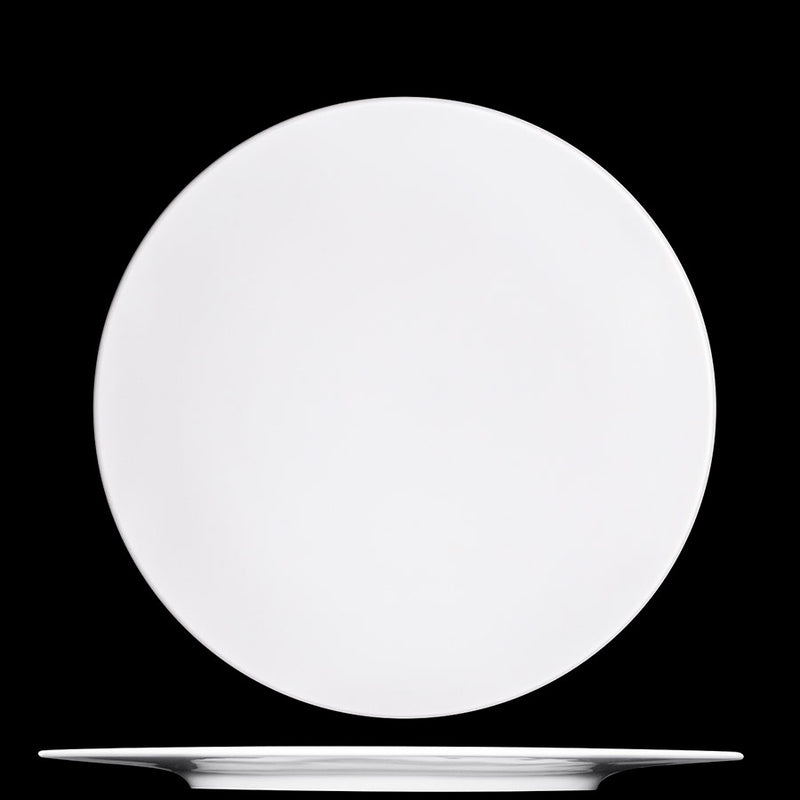 ALTO CADENZA FLAT PLATTER 29CM WHT       x6