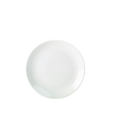 ROYAL GENWARE COUPEPLATE 24CM WHITE NR   x6