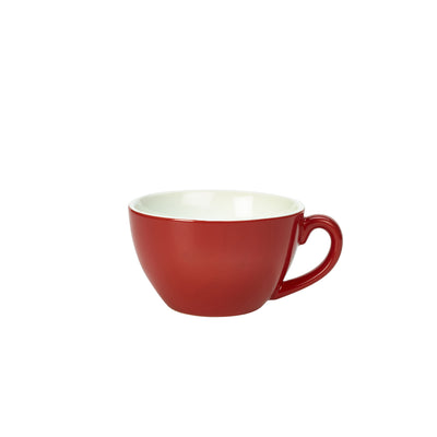 ROYAL GENWARE BOWL SHAPED CUP 34CL RED   x6