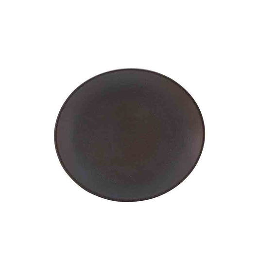 TERRASTONEWARE ANTIGOOVAL PLATE21X19CMNR x12
