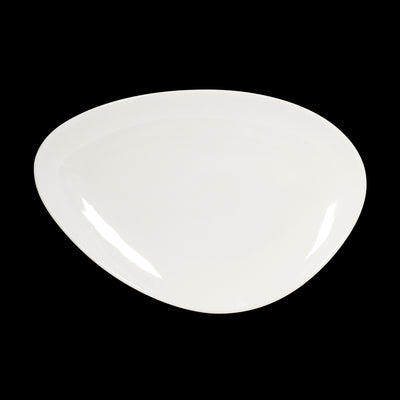 ARTISAN CREME ISLAND PLATE 21CM WHITE    x12