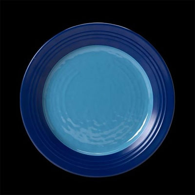 MELAMINE FREEDOM BLUE 16.5CM RND PLATENR x6