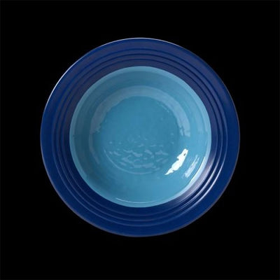 MELAMINE FREEDOM BLUE 20.3CM ROUND BWLNR x6