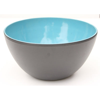 MATT BLACK/BLUE BOWL 0.5L 14X8CM         x6