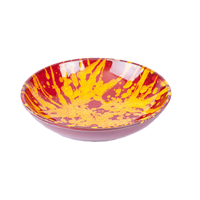 ABS 12X4.5CM TAPAS BOWL RED&YELLOW       x6