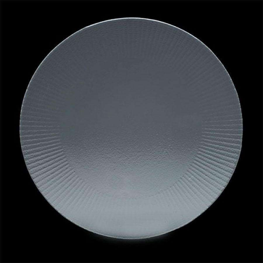 WILLOW GOURMET COUPE PLATE SMOKED 28CM   x12