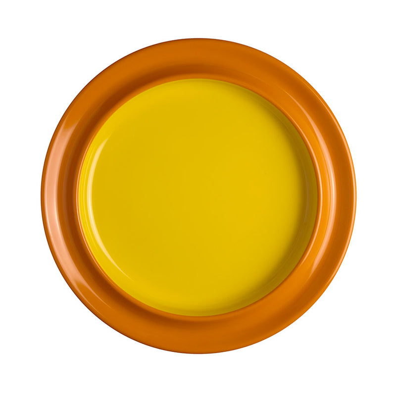 FREEDOM YELLOW ROUND PLATE 20.5CM 8 1/8" x6