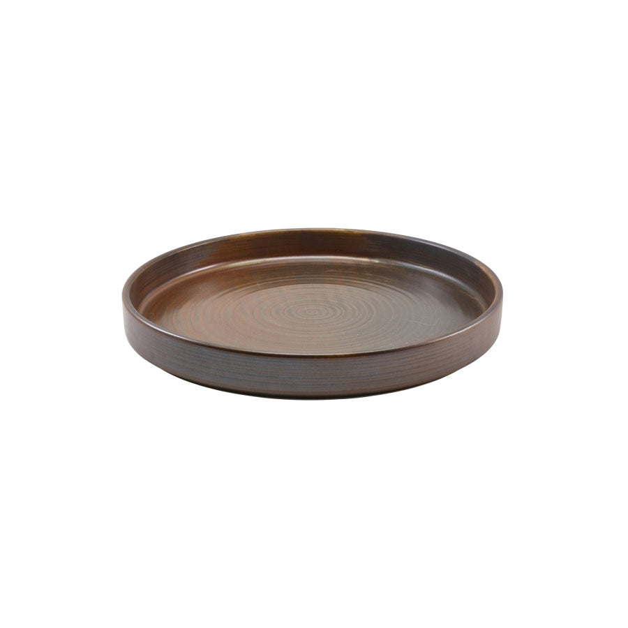 TERRA COPPER PRESENTATION PLATE 26CM     x6