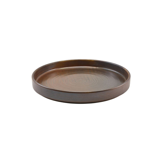 TERRA COPPER PRESENTATION PLATE 26CM     x6