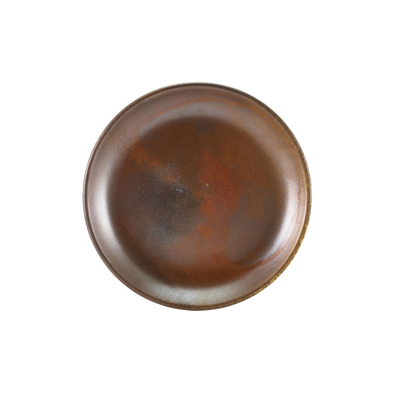 TERRA COPPER COUPE PLATE 19CM            x6