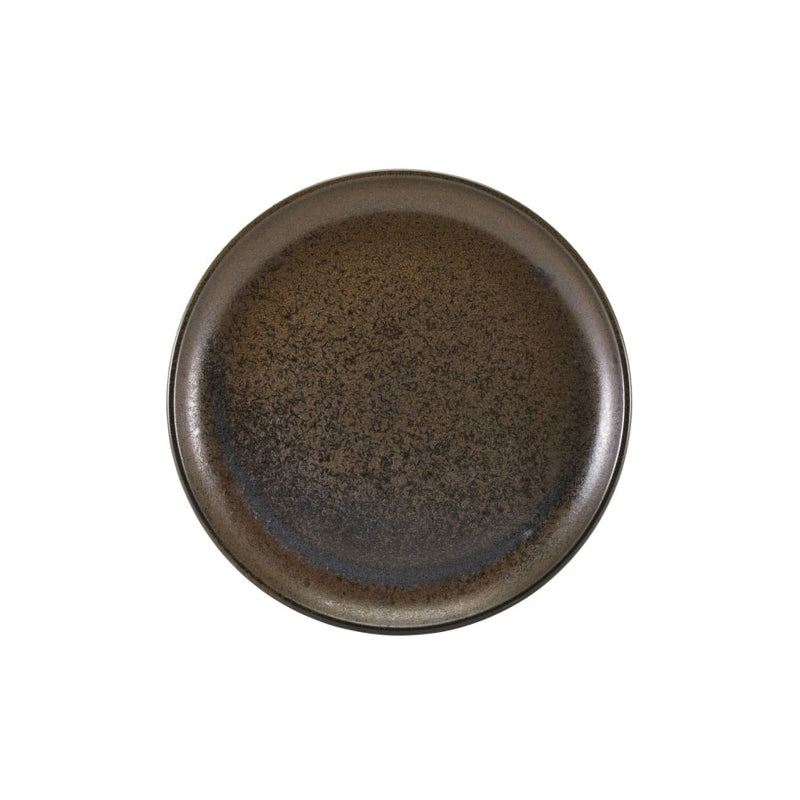 TERRA BLACK COUPE PLATE 27.5CM           x6