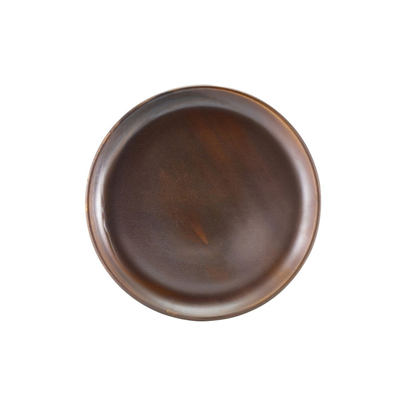 TERRA COPPER COUPE PLATE 27.5CM          x6