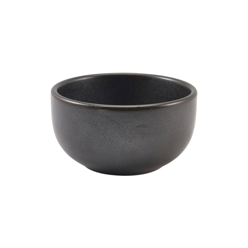 TERRA BLACK ROUND BOWL 11.5CM            x6