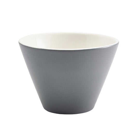 ROYAL GEN CONICAL BOWL 12CM GRAPHITE NR  x4