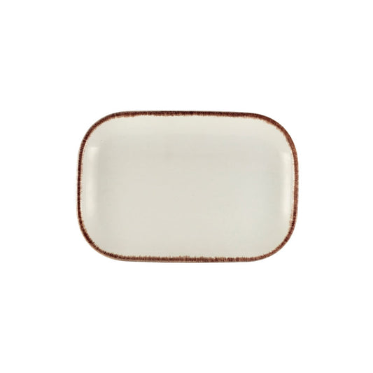 TERRA S/WARE SERENOBROWN PLT 29X19.5CMNR x6