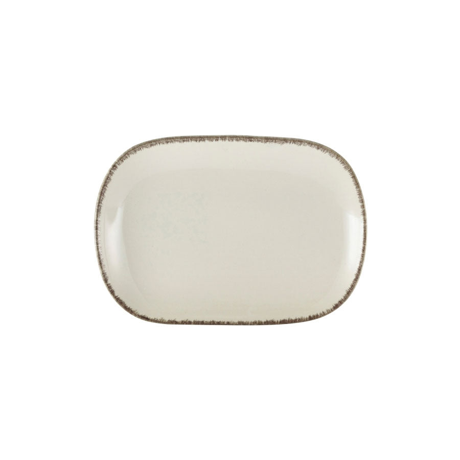 TERRA S/WARE SERENOGREY PLATE24X16.5CMNR x6
