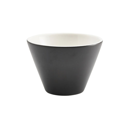 ROYAL GEN CONICAL BOWL 12CM MATT BLACKNR x4