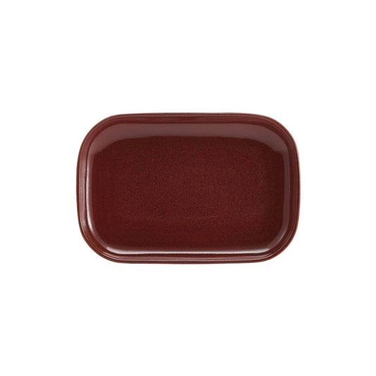 TERRA S/WARE RUSTIC RED PLATE29X19.5CMNR x6