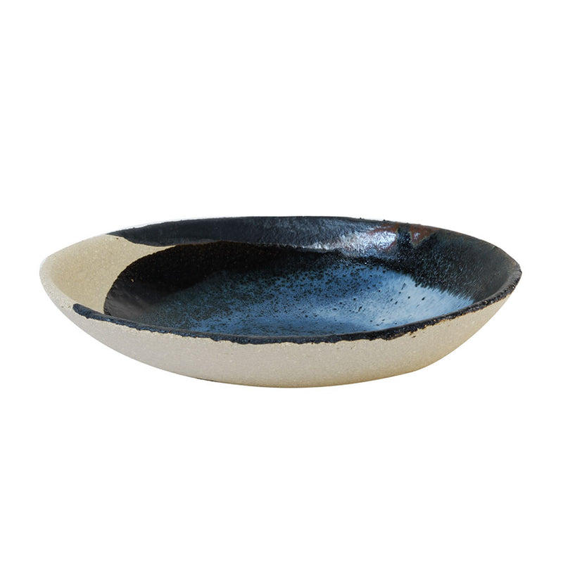 JARS WABI AWA BLUE/BLK BOWL 20X16.5CM    x6