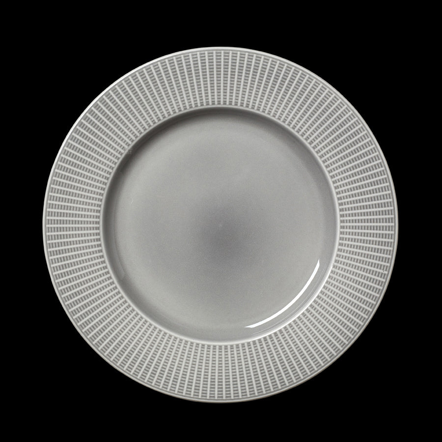 WILLOW GOURMET PLATE LRG WELL11 1/4"MIST x6