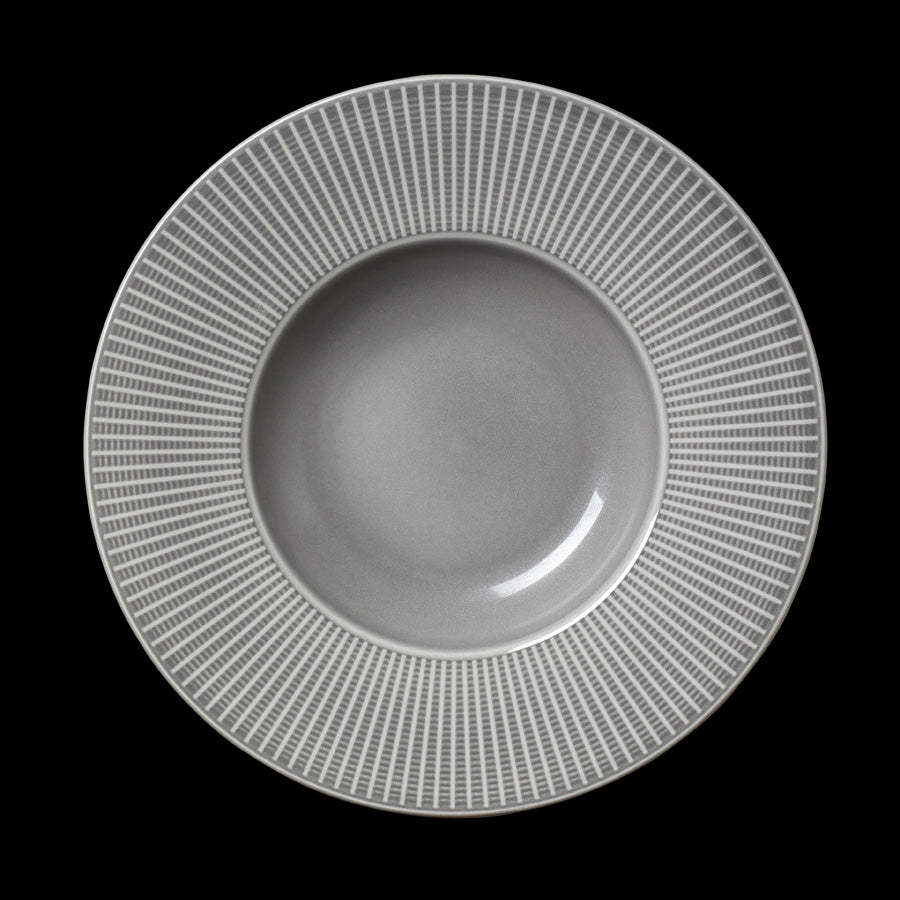 WILLOW GOURMET DEEP RIM BOWL 11 1/4"MIST x6