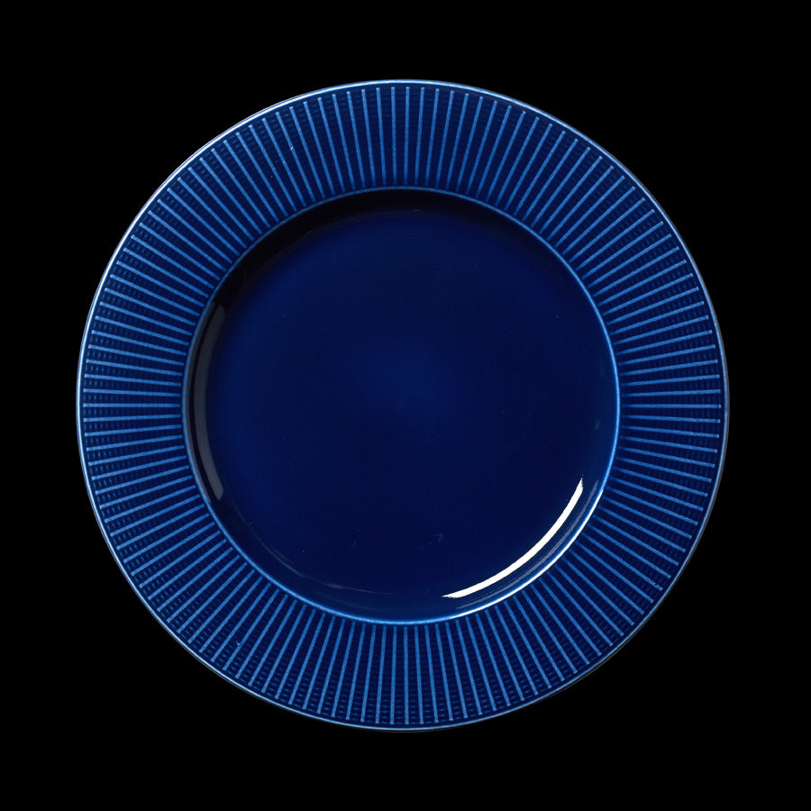 WILLOW GOURMET PLATE LRGWELL11 1/4"AZURE x6