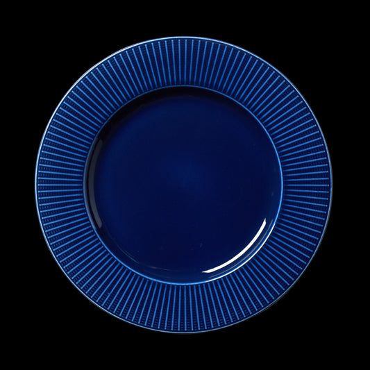 WILLOW GOURMET PLATE LRGWELL11 1/4"AZURE x6