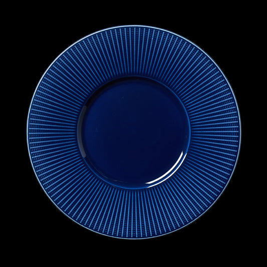 WILLOW GOURMET PLATE MEDWELL11 1/4"AZURE x6