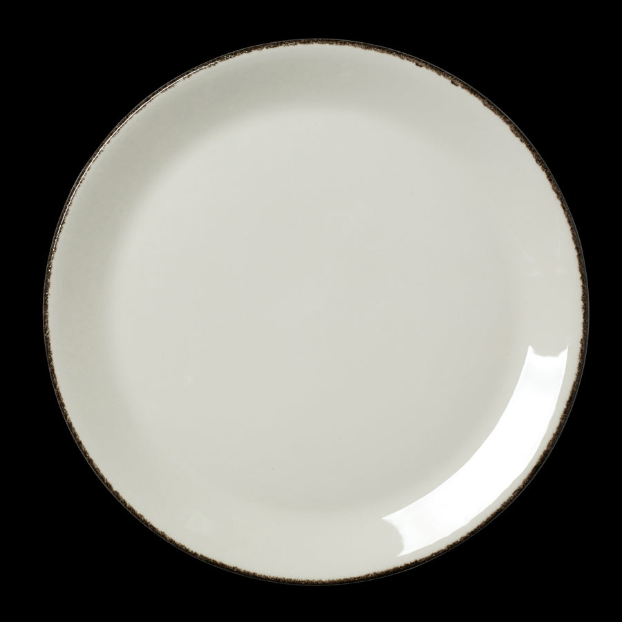 CHARCOAL DAPPLE COUPE PLATE 11 3/4"      x12