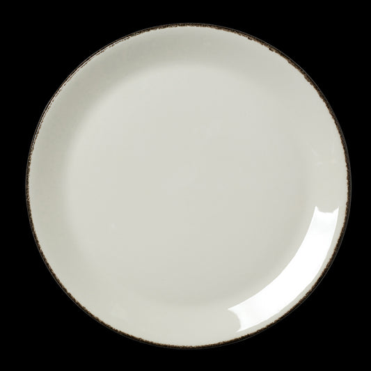 CHARCOAL DAPPLE COUPE PLATE 11 3/4"      x12