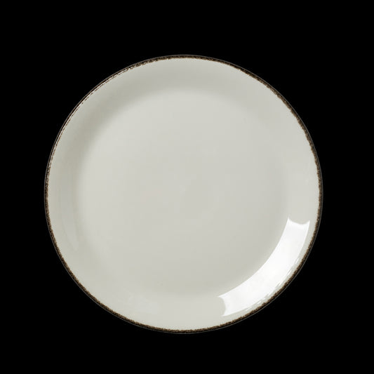 CHARCOAL DAPPLE COUPE PLATE 10"          x24