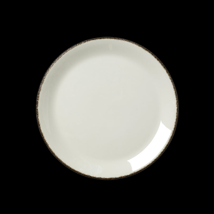 CHARCOAL DAPPLE COUPE PLATE 9"           x24