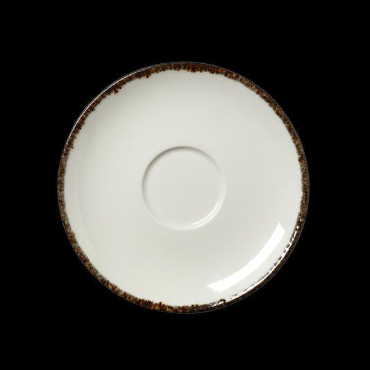 CHARCOAL DAPPLE SAUCER LIV 15CM (6")     x36