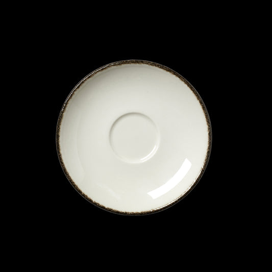 CHARCOAL DAPPLE SAUCER LIV 12.5CM (5")   x12